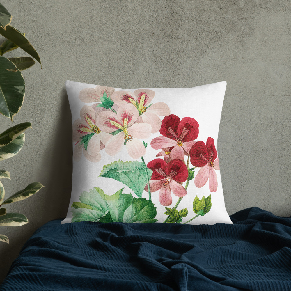 Premium Pillow: Nature's Flowers