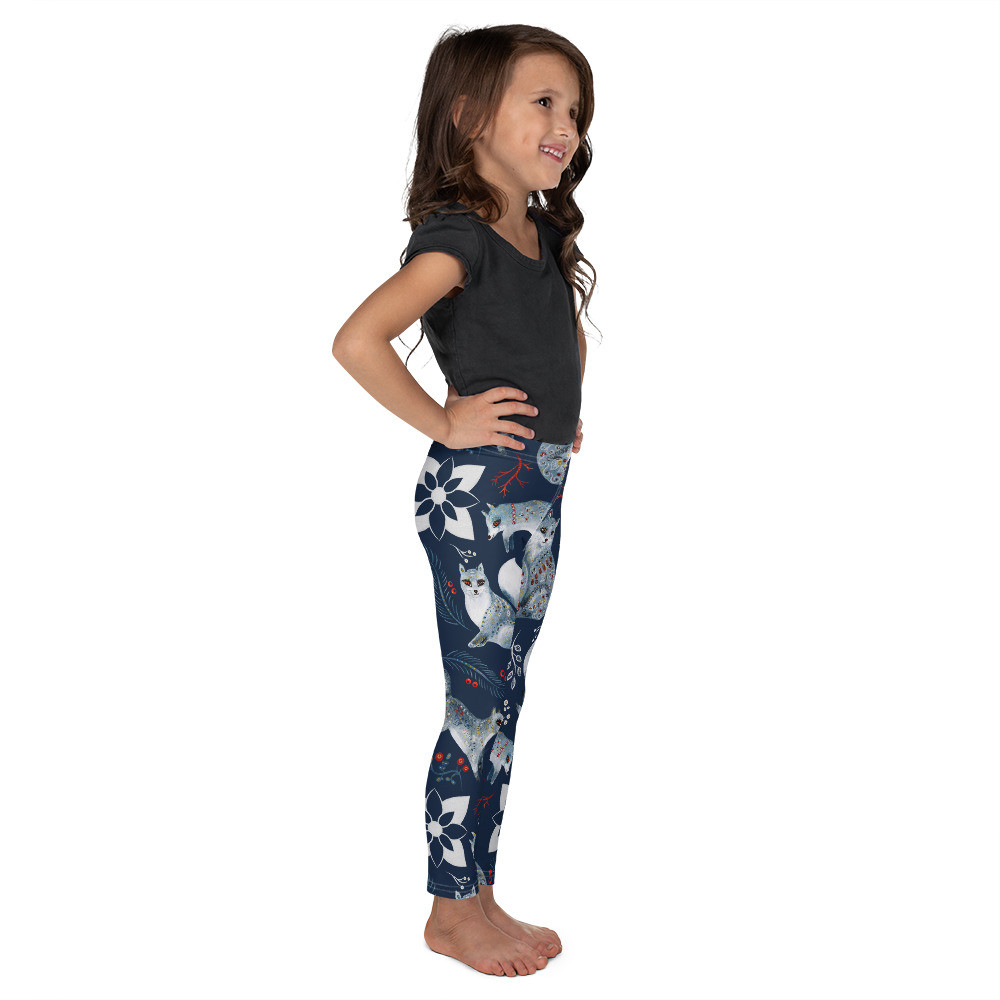 Kid's Leggings: Foxes