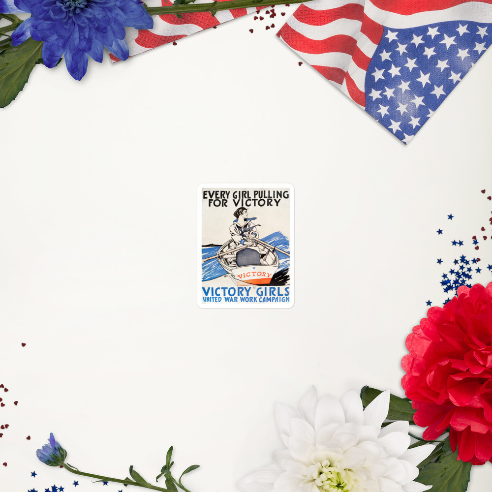 Bubble-free stickers: Pulling for Victory
