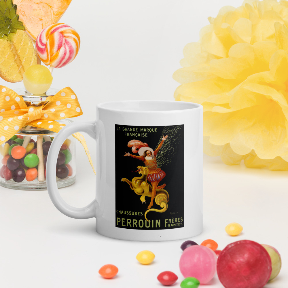 White glossy mug: La Grande Marque