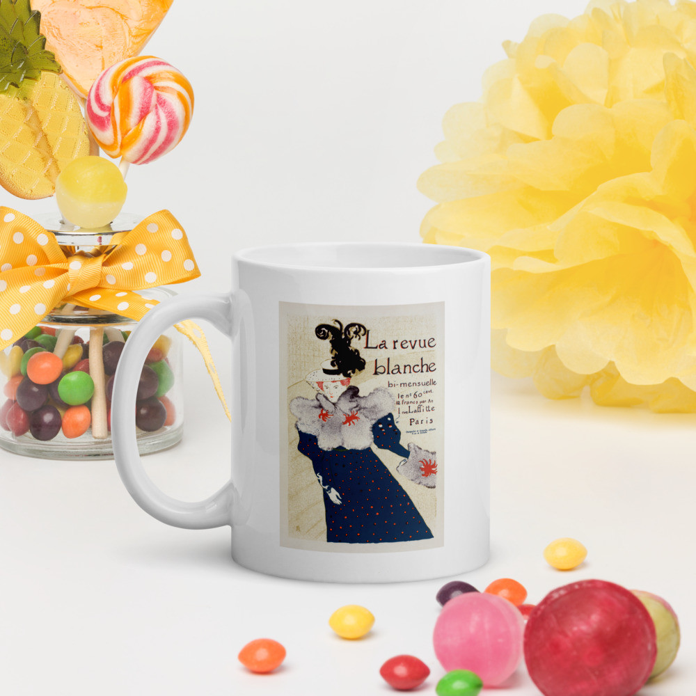 White glossy mug: La Revue Blanche