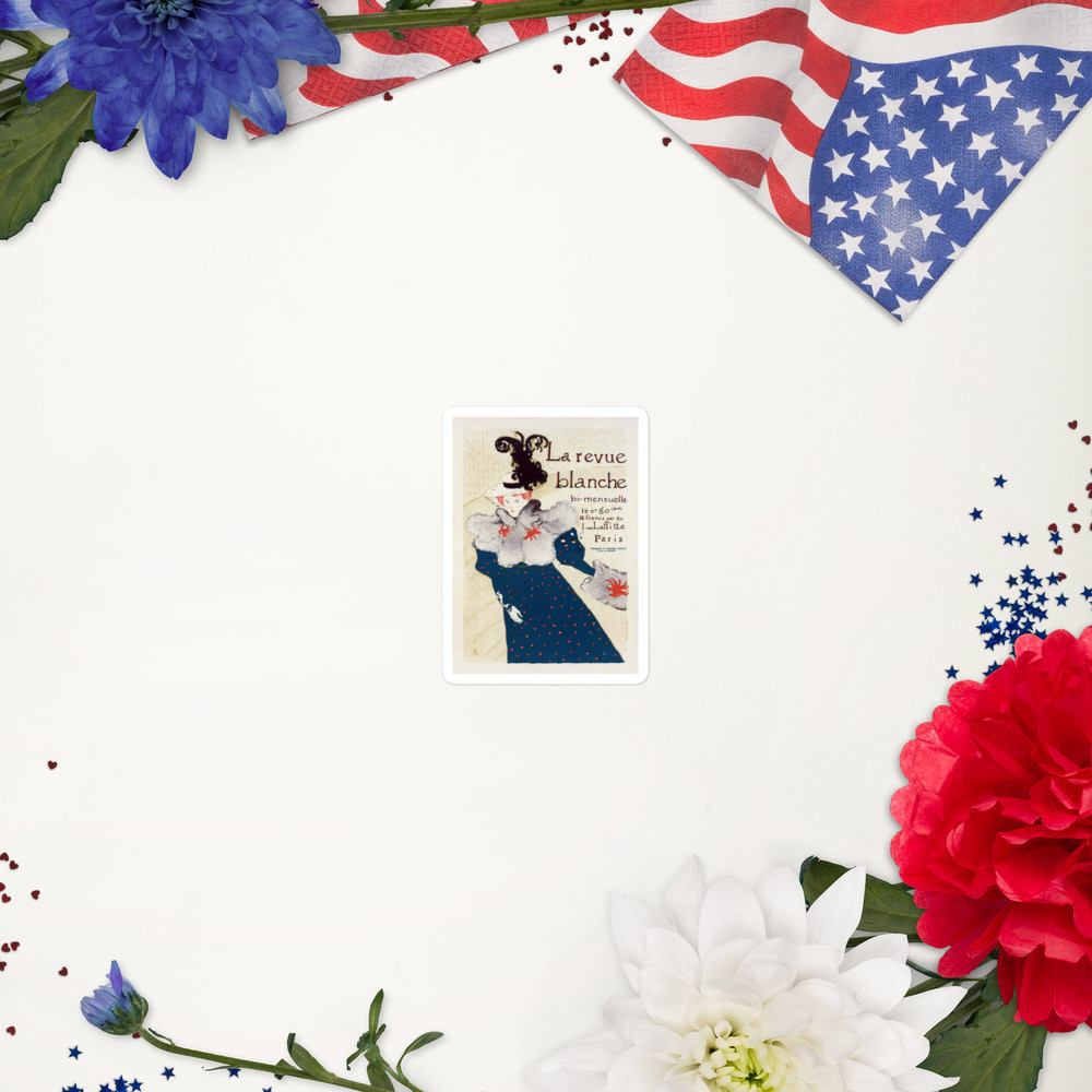 Bubble-free stickers: La Revue Blanche