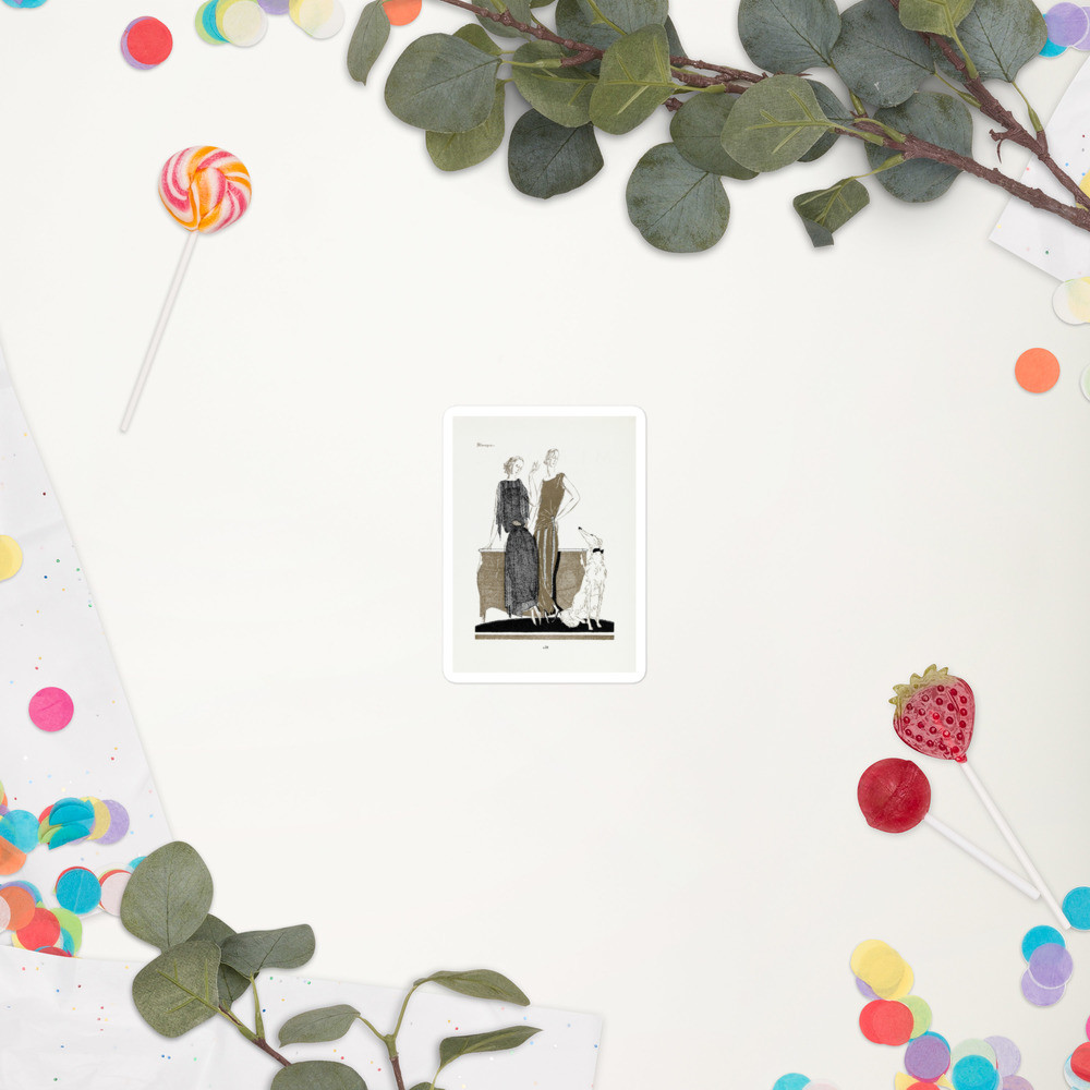 Bubble-free stickers: Twee Japonnen Van Doeuillet