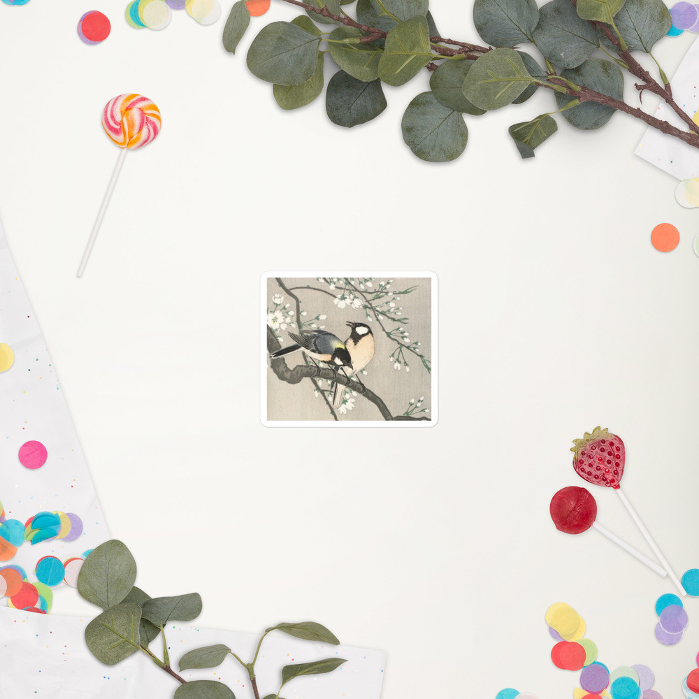 Bubble-free stickers: Two Birds