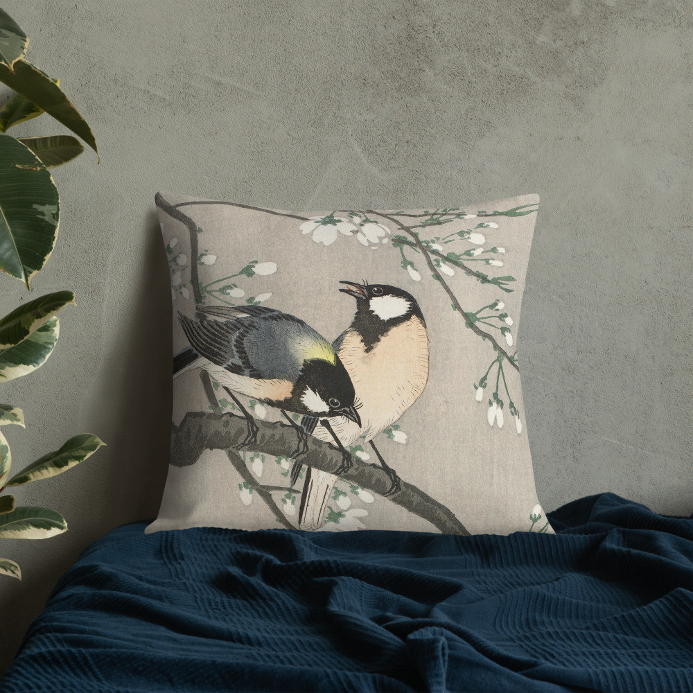 Premium Pillow: Two Birds