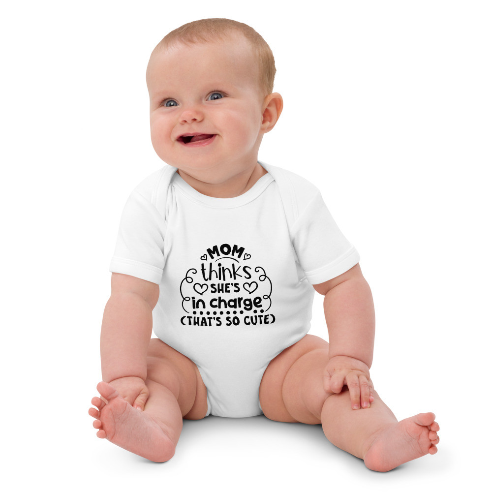 Organic cotton baby bodysuit: Mom Thinks