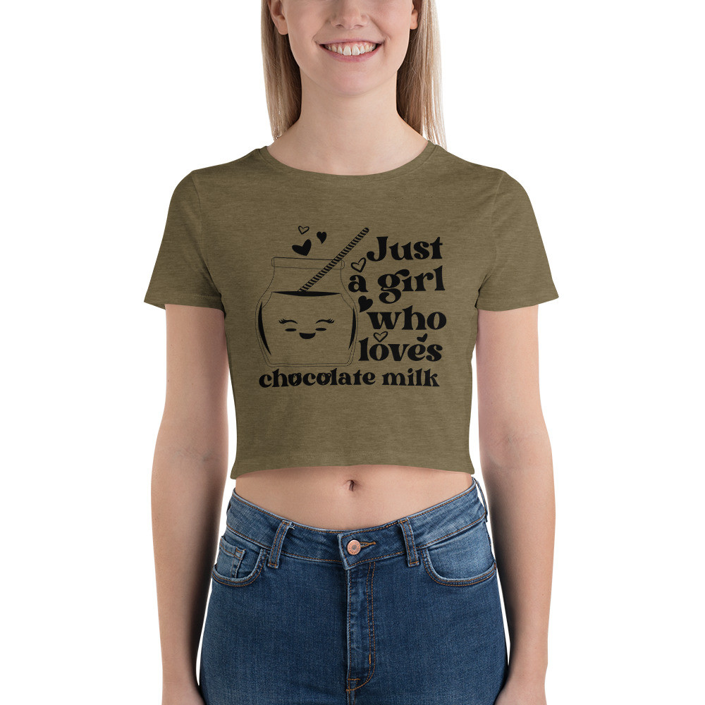 Women’s Crop Tee: Just a Girl Who