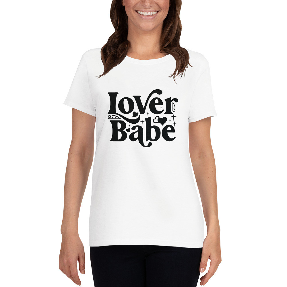 Women's short sleeve t-shirt: Lover Babe