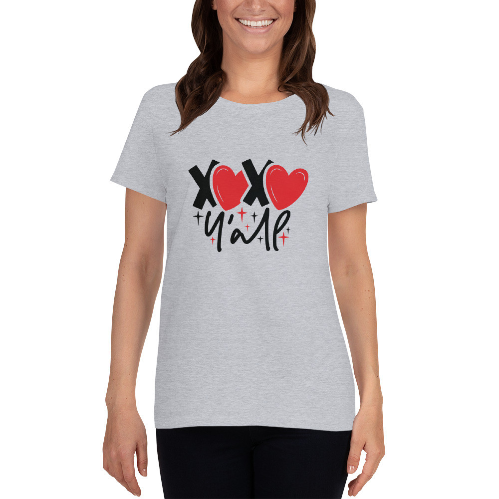 Women's short sleeve t-shirt: XOXO