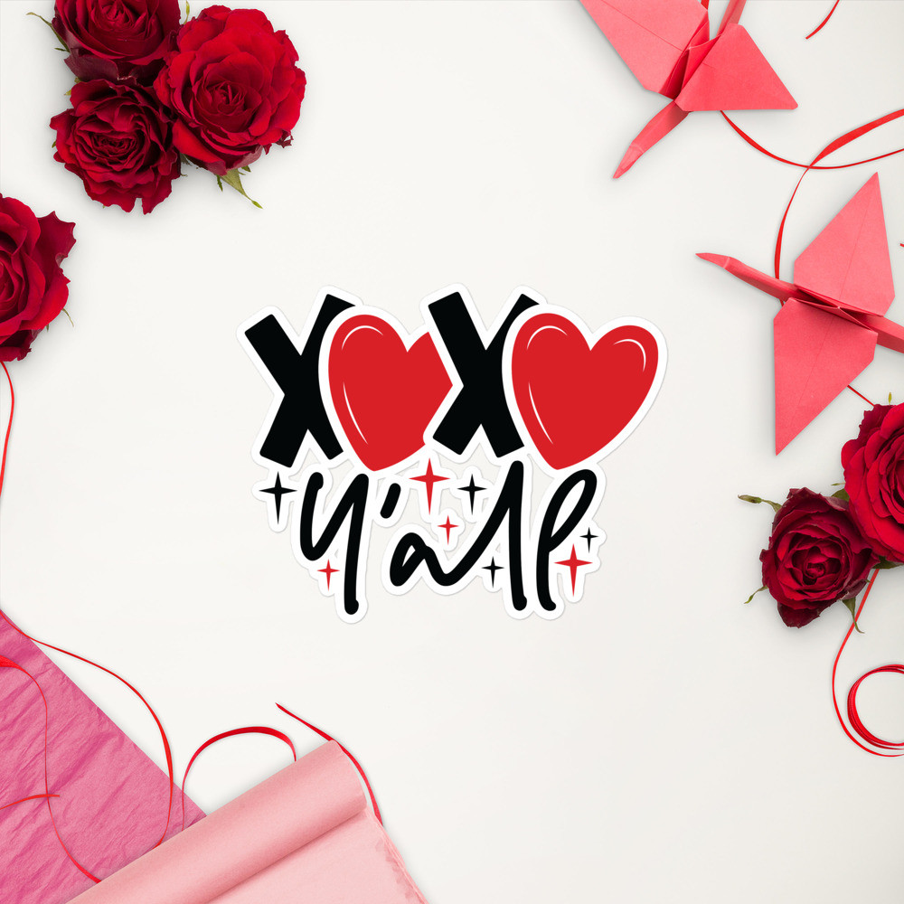 Bubble-free stickers: XOXO