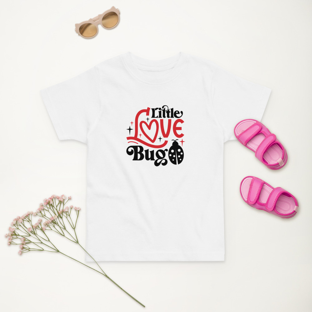 Toddler jersey t-shirt: Little Love Bug