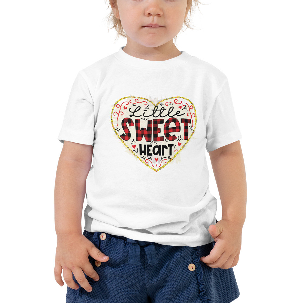Toddler Short Sleeve Tee: Little Sweetheart