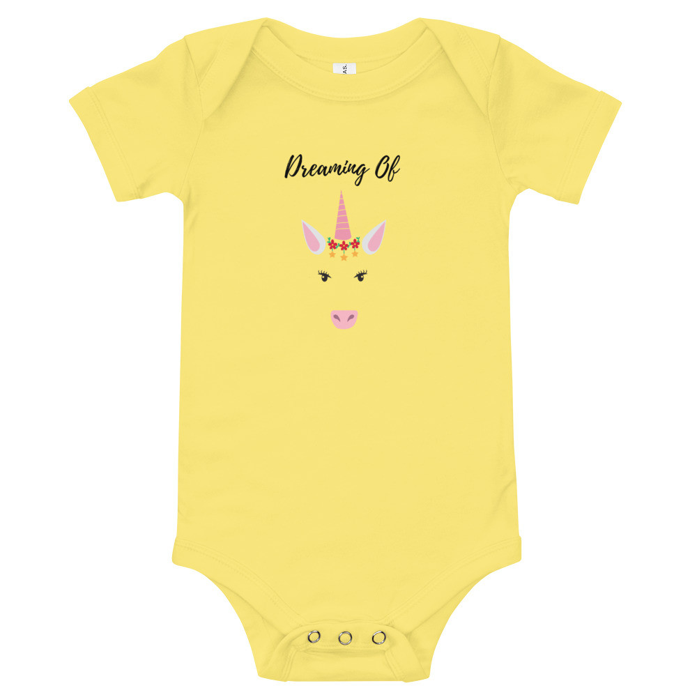 Baby short sleeve one piece: Dreaming Of