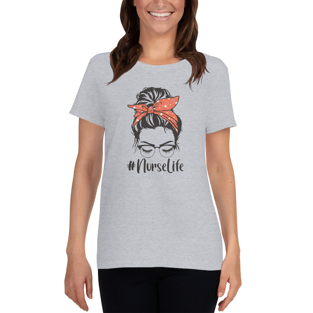 Women's short sleeve t-shirt: # Nurse Life