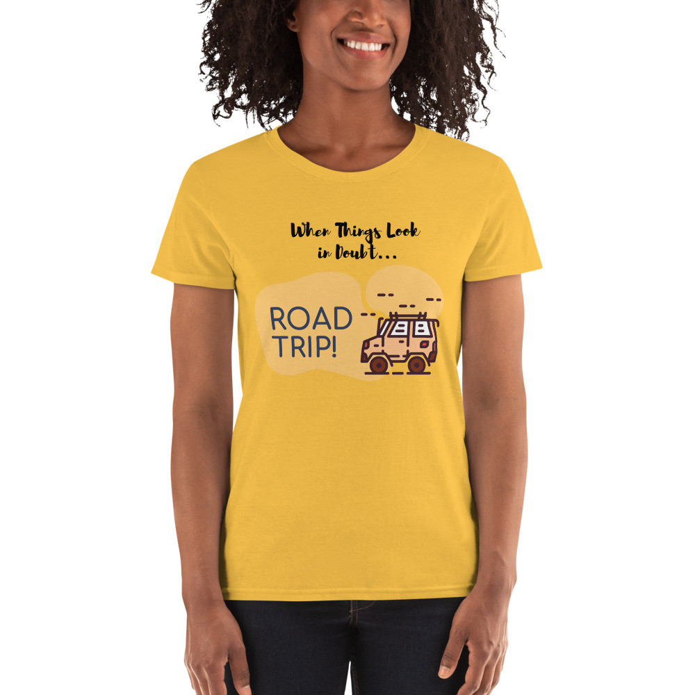 Women's short sleeve t-shirt: Road Trip