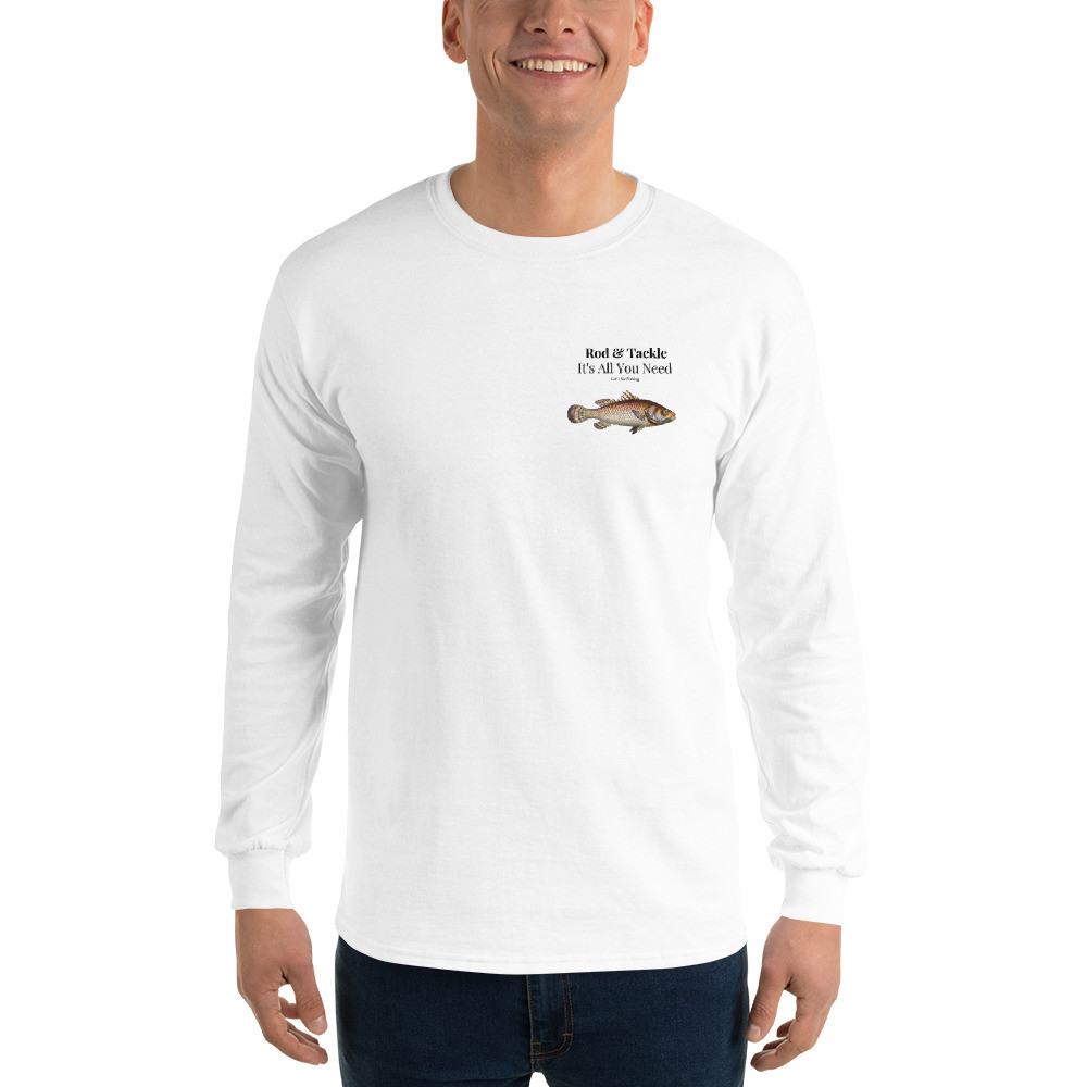 Men’s Long Sleeve Shirt: Rod & Tackle