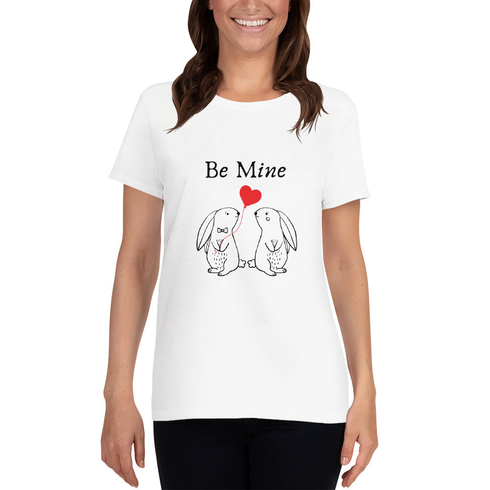 Women's short sleeve t-shirt: Be Mine