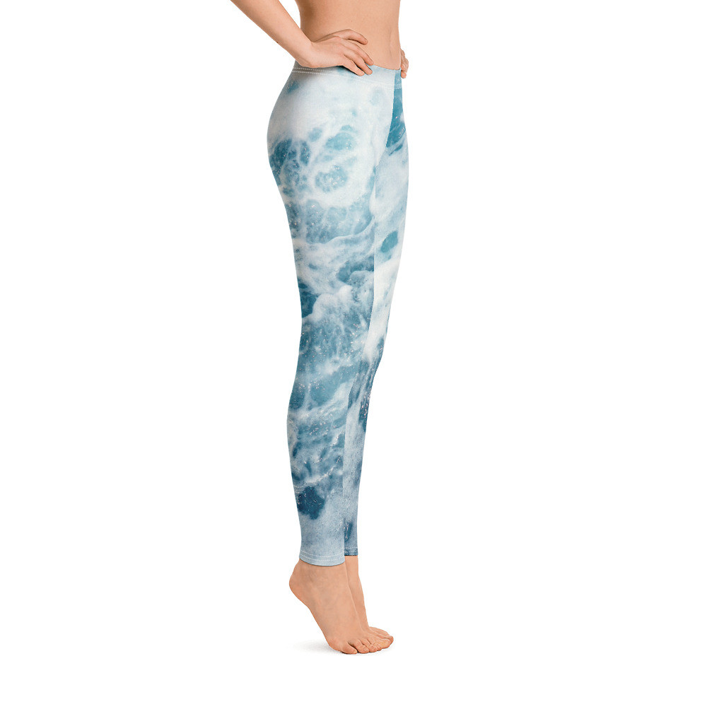 Leggings: Ocean Waves