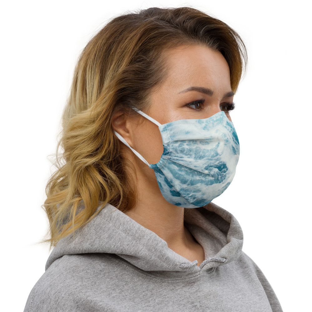 Premium face mask: Ocean Waves