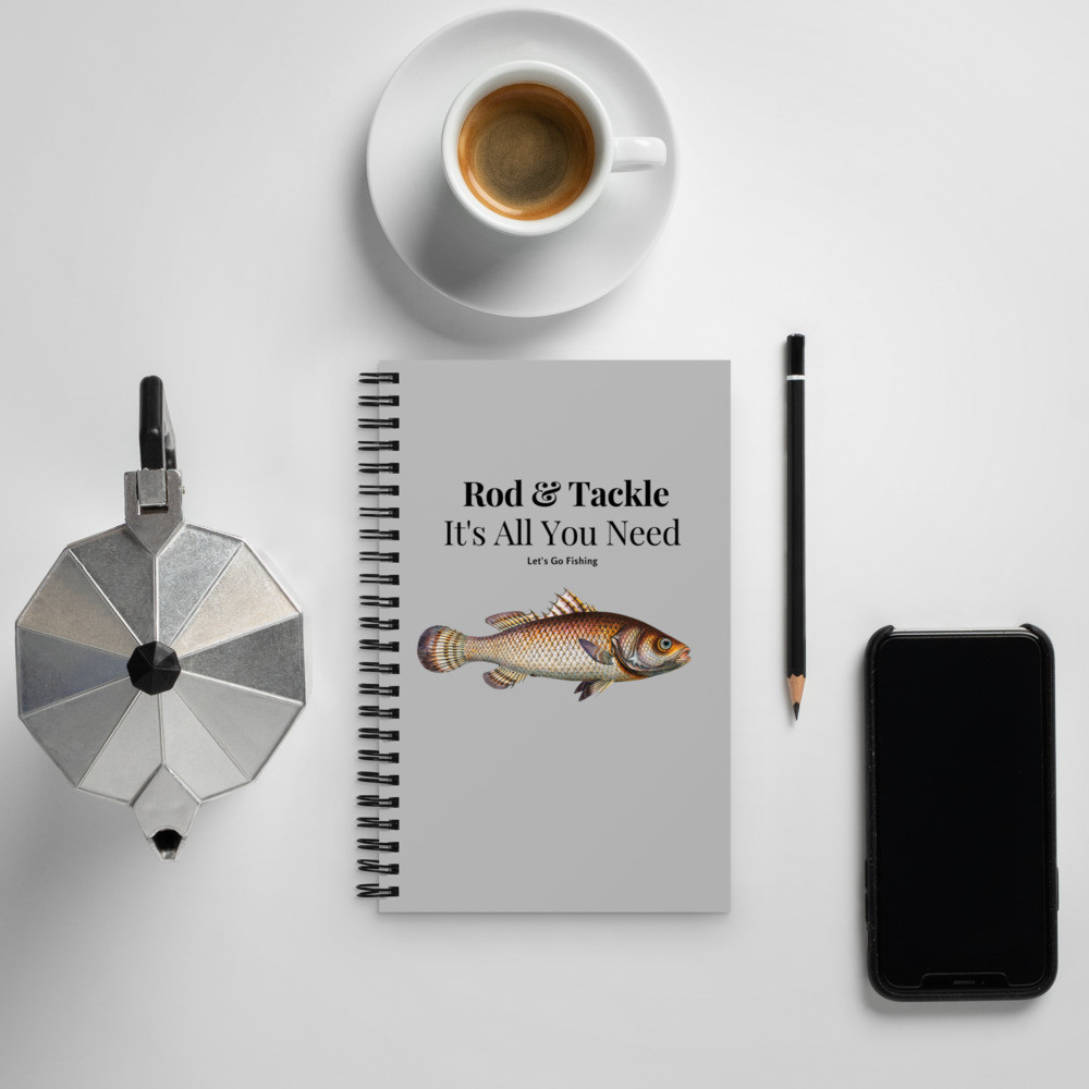 Spiral notebook: Rod & Tackle