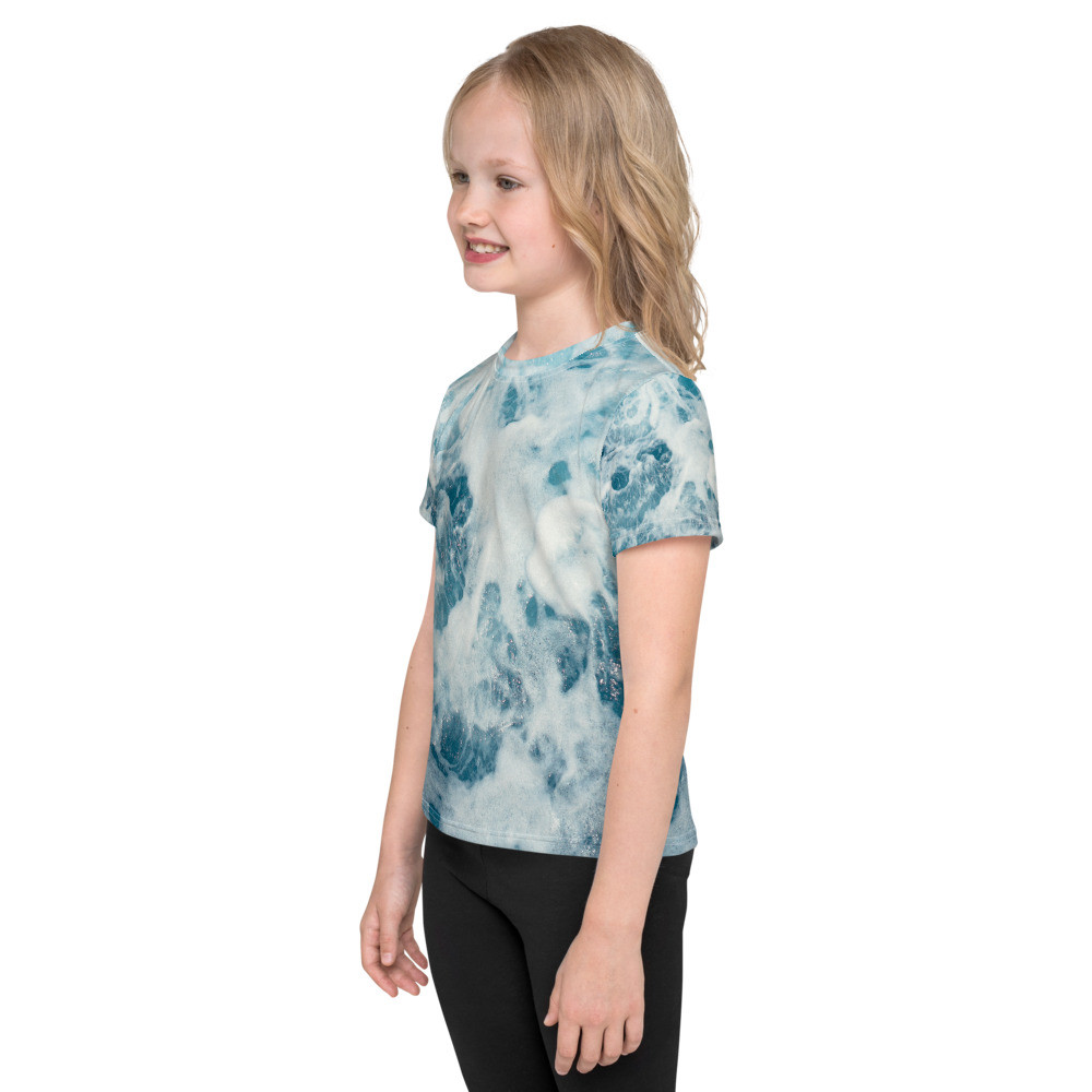 Kids crew neck t-shirt: Ocean Waves