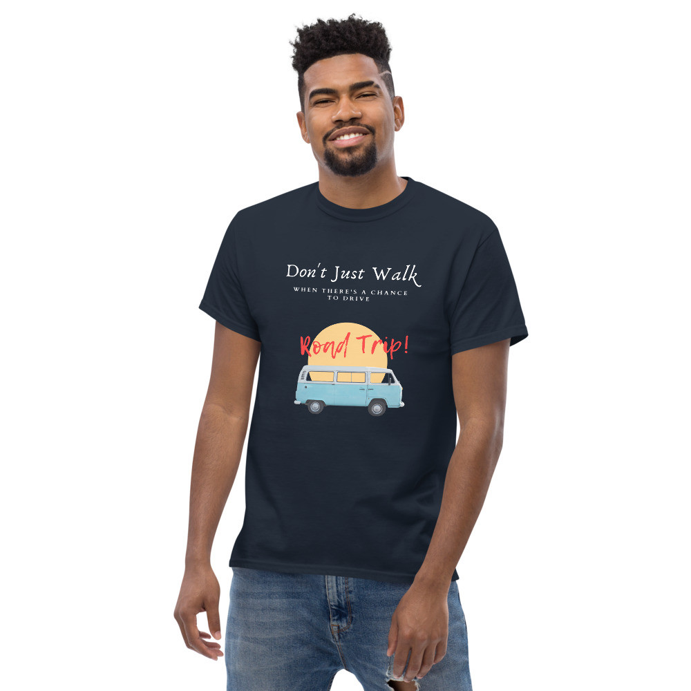Men's heavyweight tee: Road Trip II