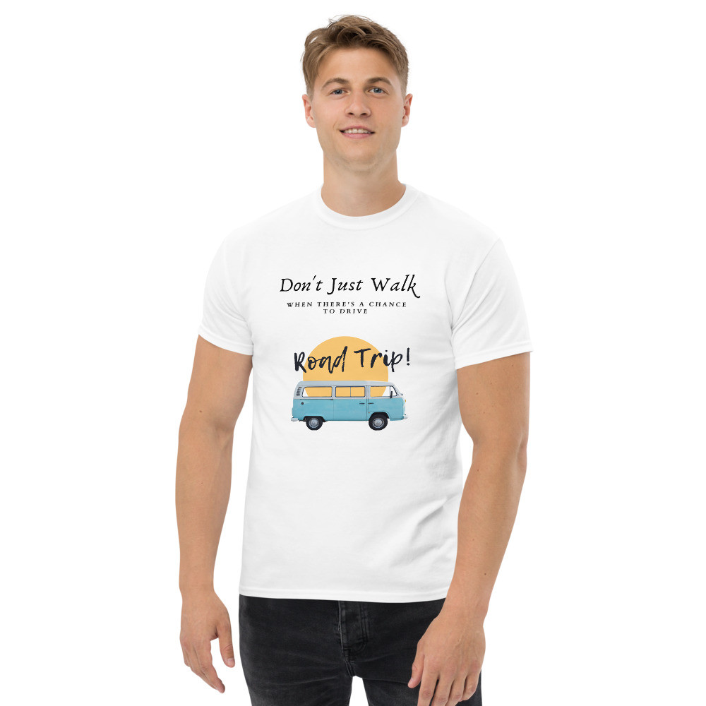 Men's heavyweight tee: Road Trip II