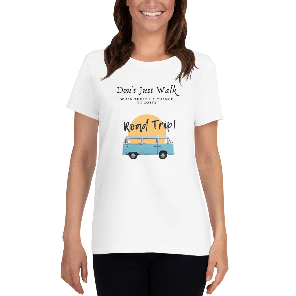 Women's short sleeve t-shirt: Road Trip II
