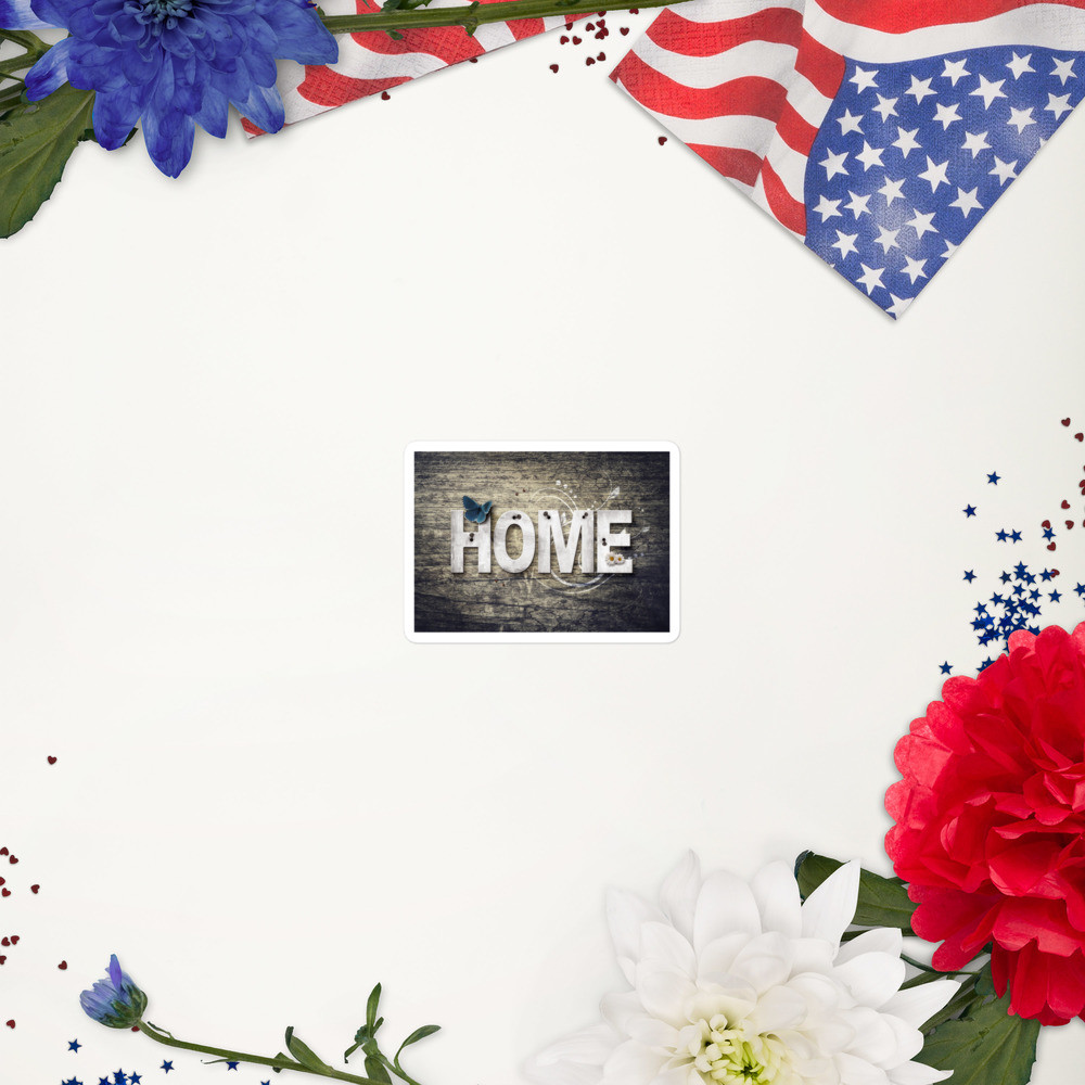 Bubble-free stickers: Home