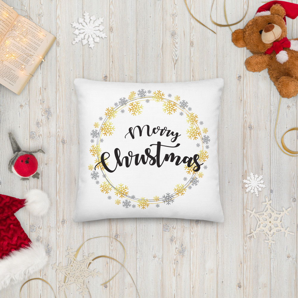 Premium Pillow: Merry Christmas