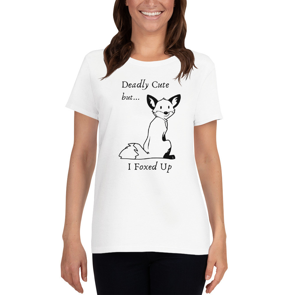 Women's short sleeve t-shirt: Deadly Cute