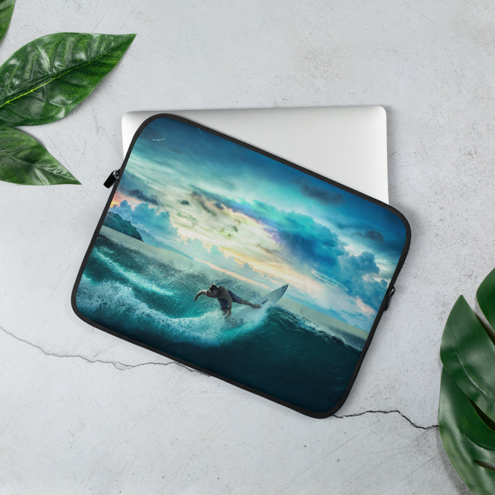 Laptop Sleeve: Surfing