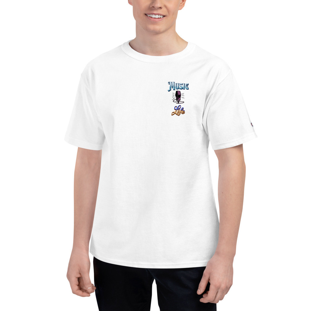 Men's Champion T-Shirt: Music Life