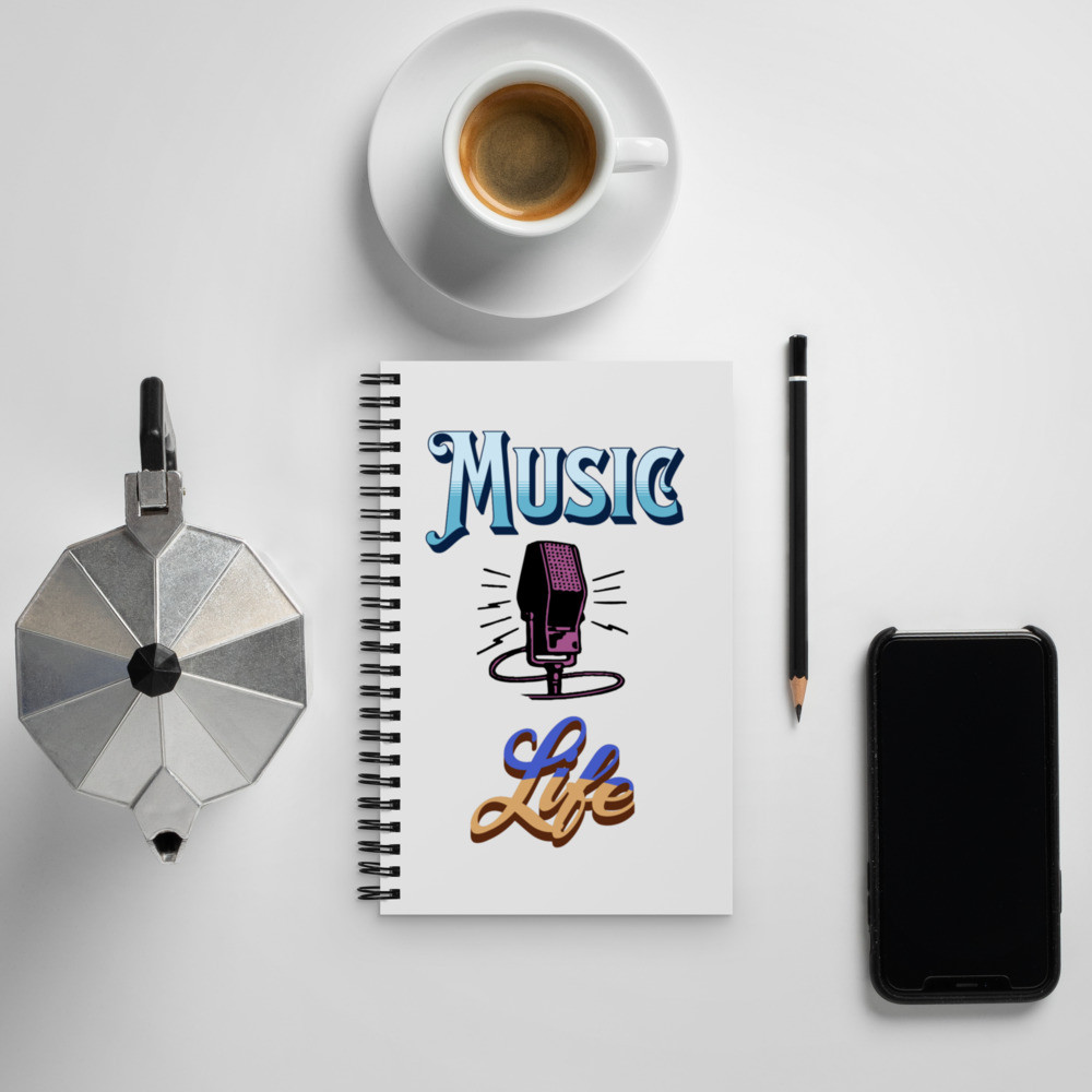 Spiral notebook: Music Life