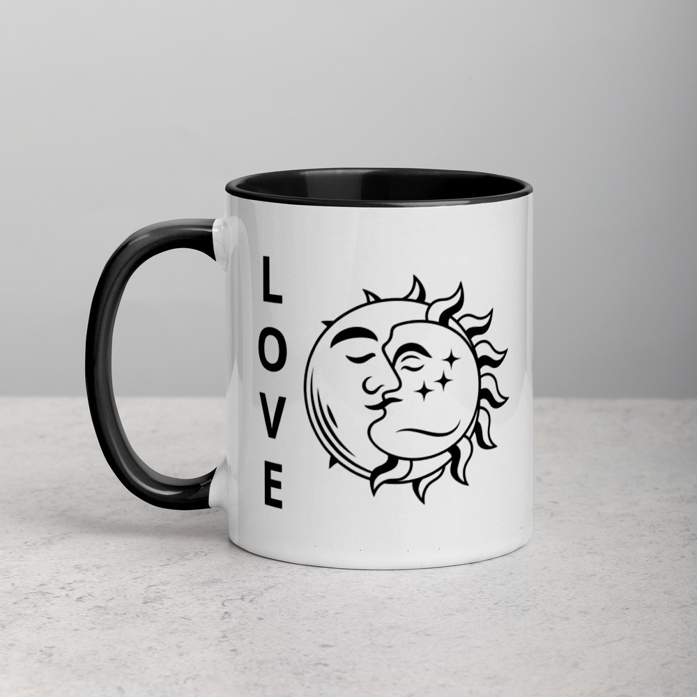 Mug with Color Inside: LOVE