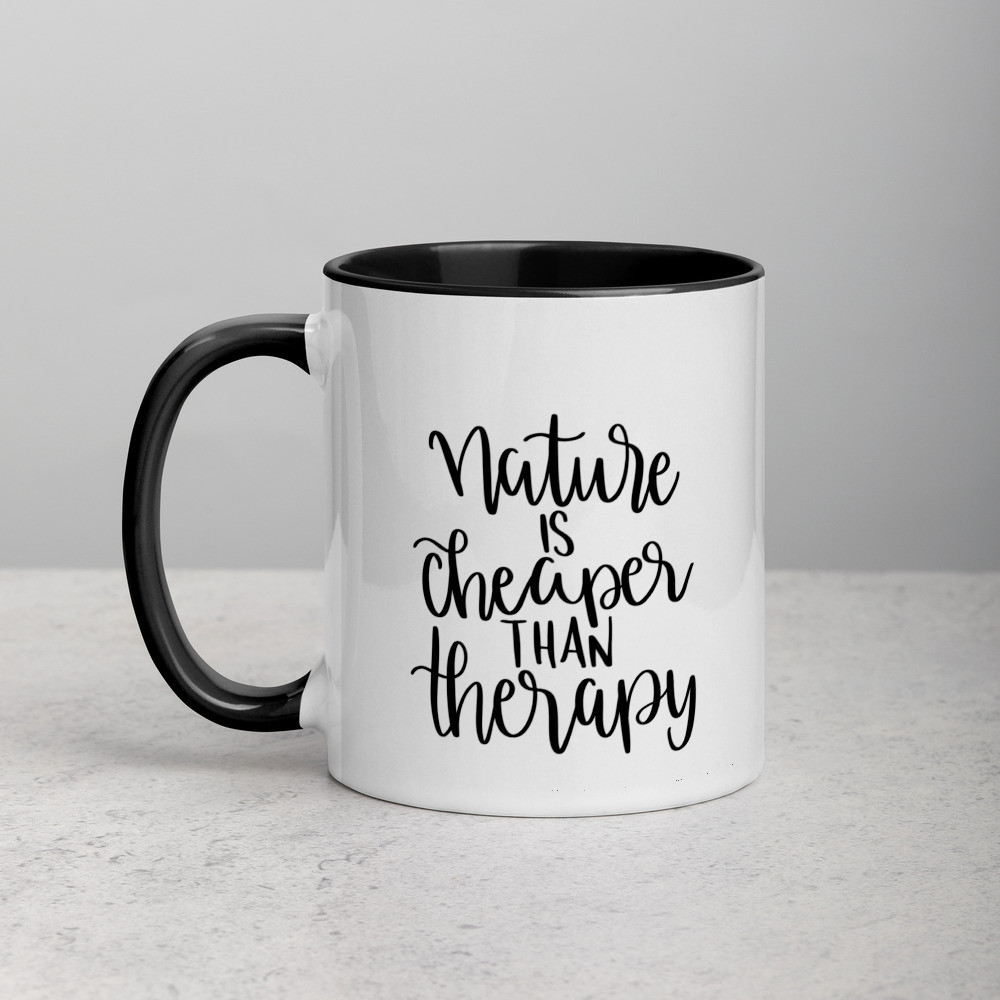 Mug with Color Inside: Nature is Cheaper
