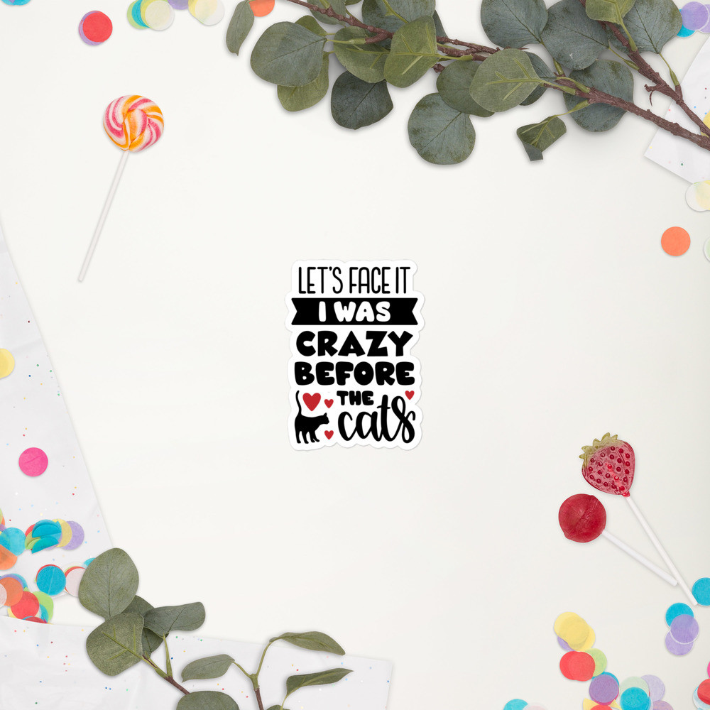 Bubble-free stickers: Let's Face It