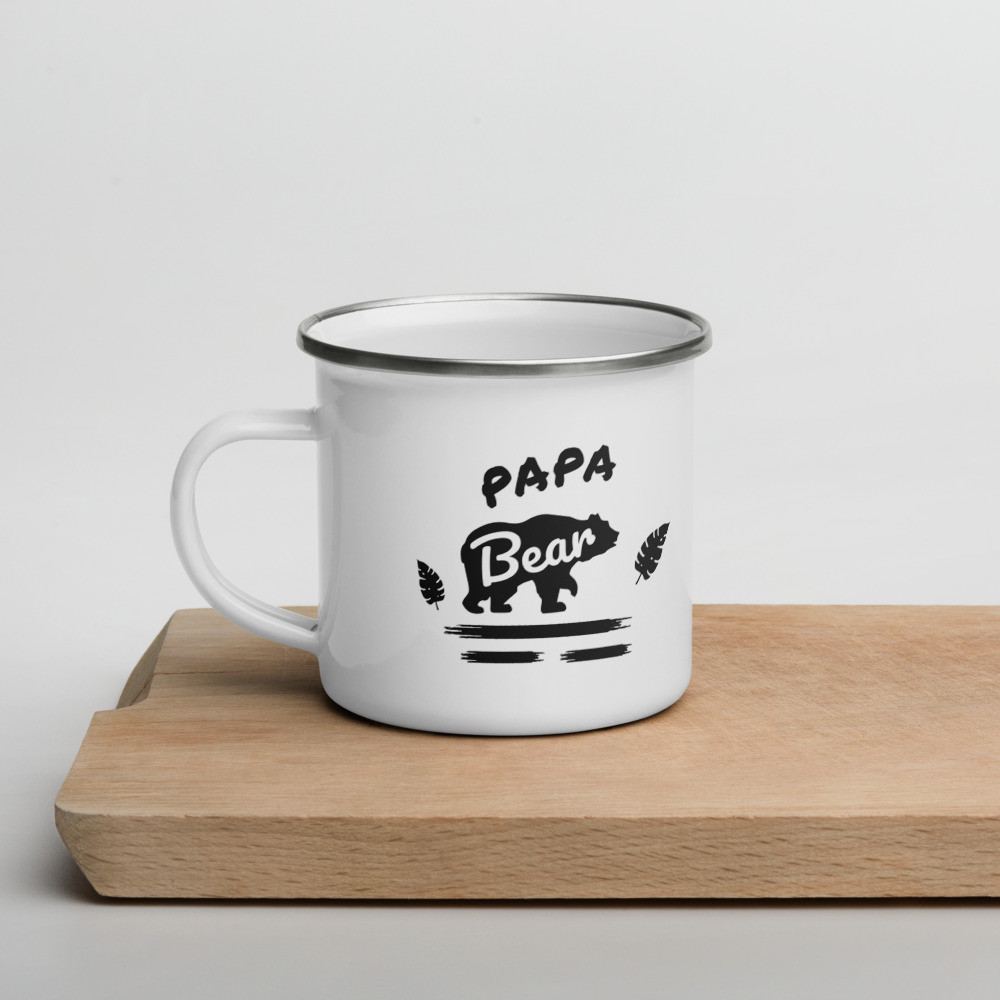 Enamel Mug: Papa Bear