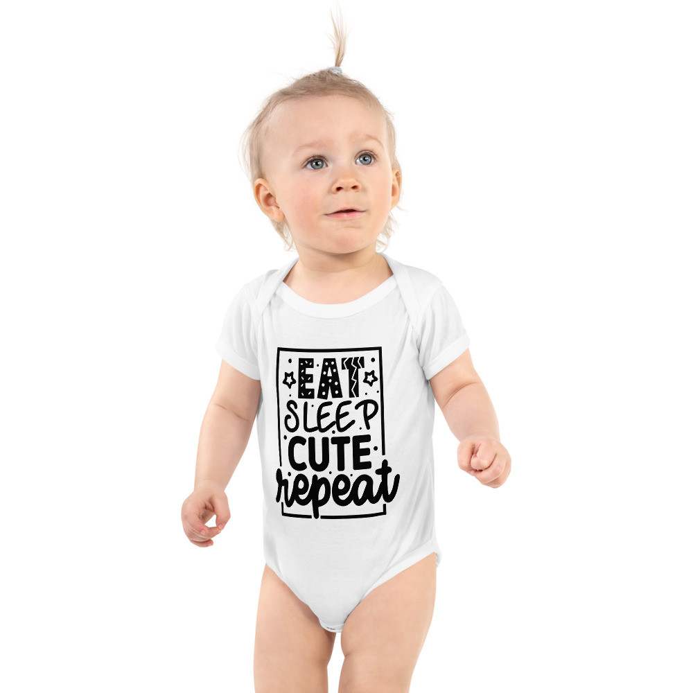 Infant Bodysuit: Eat Sleep
