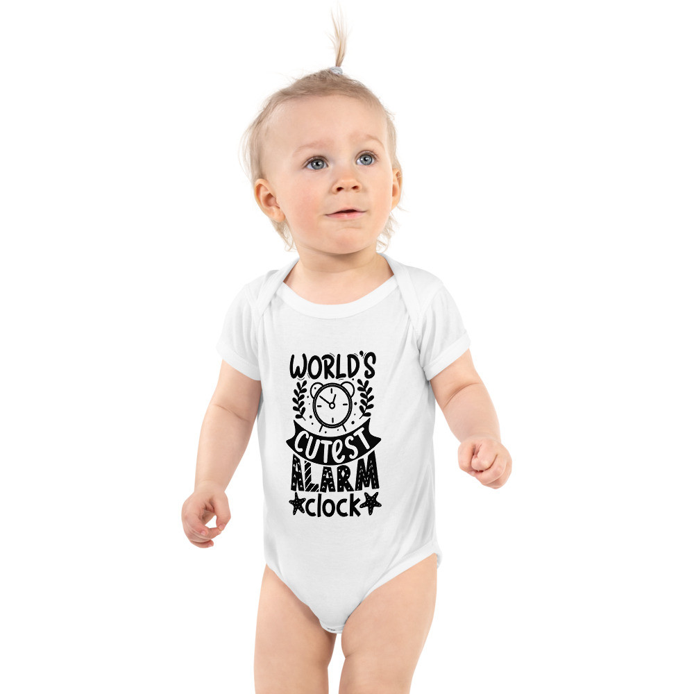 Infant Bodysuit: world's Cutest Alarm Clock