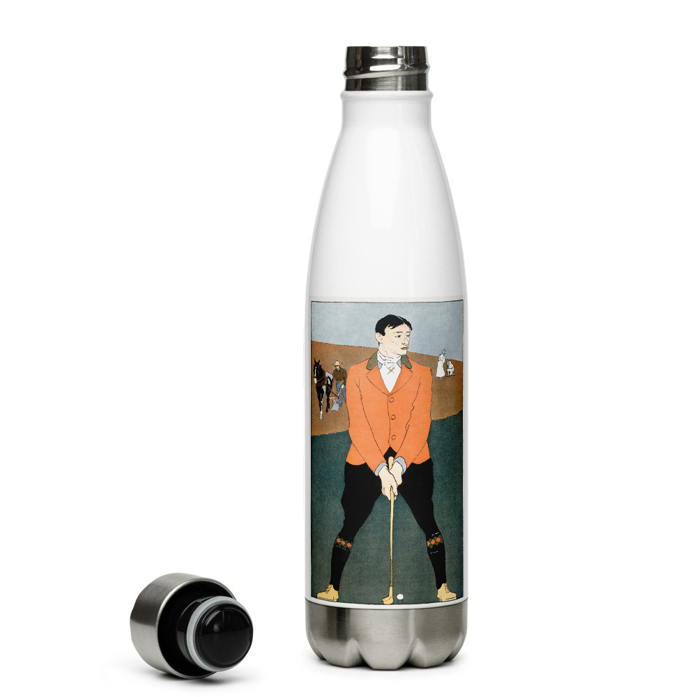 Stainless Steel Water Bottle: Ready For Golf