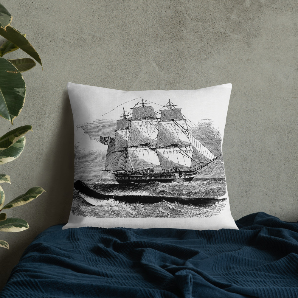 Premium Pillow: Sailing Ship