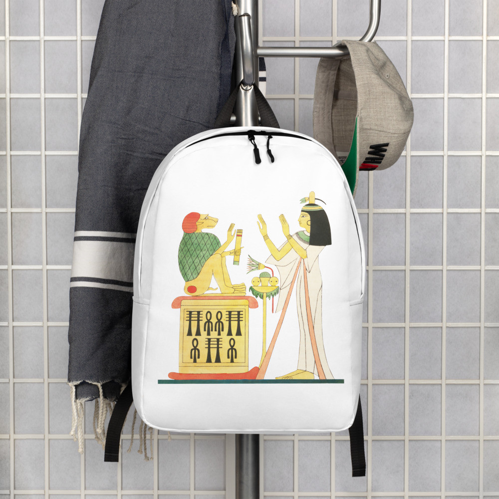 Minimalist Backpack: Art of Egypt