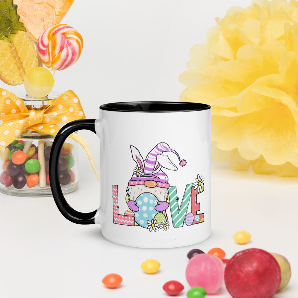 Mug with Color Inside: Easter Love