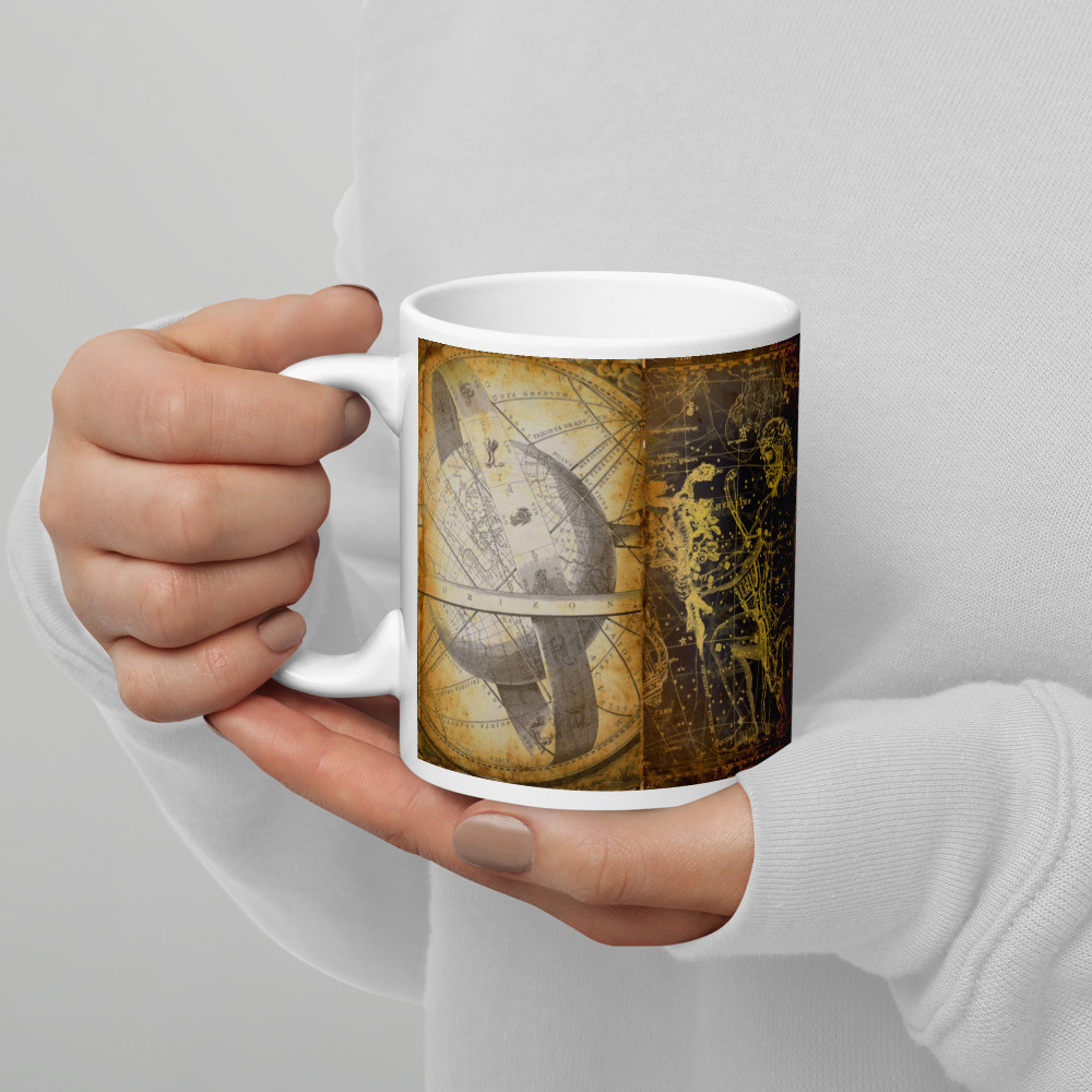 White glossy mug: Celestial