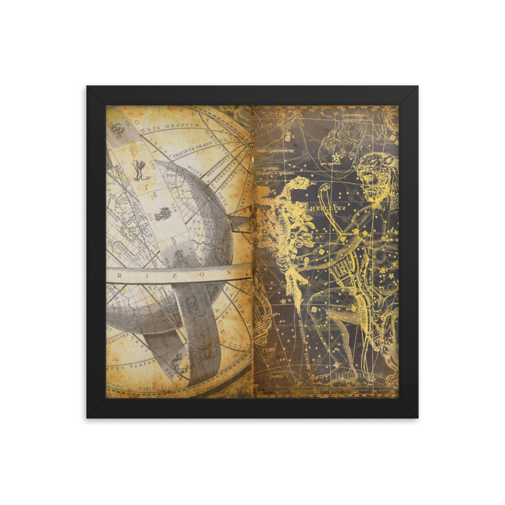 Framed photo paper poster: Celestial