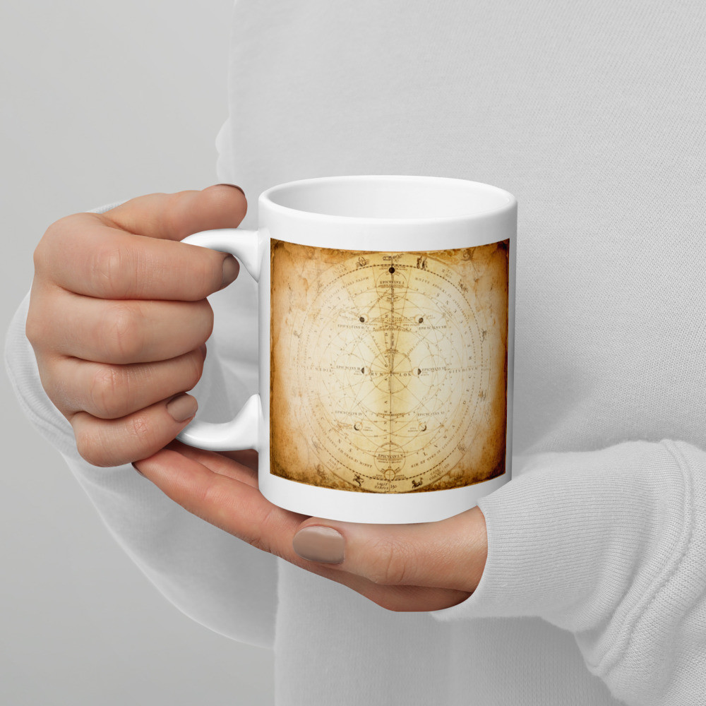 White glossy mug: Celestial 3