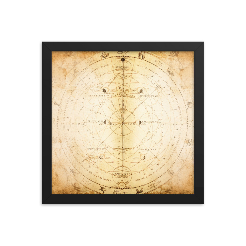 Framed photo paper poster: Celestial 3