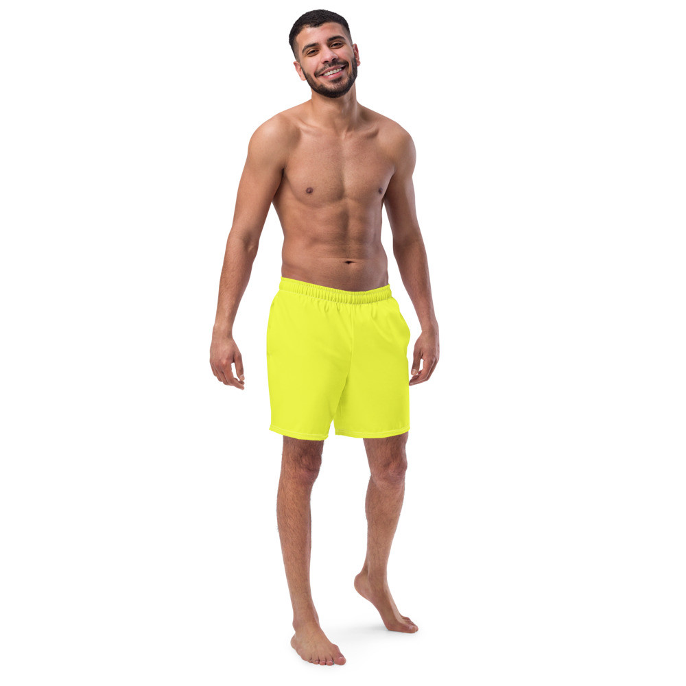 Men's swim trunks: Bright Yellow