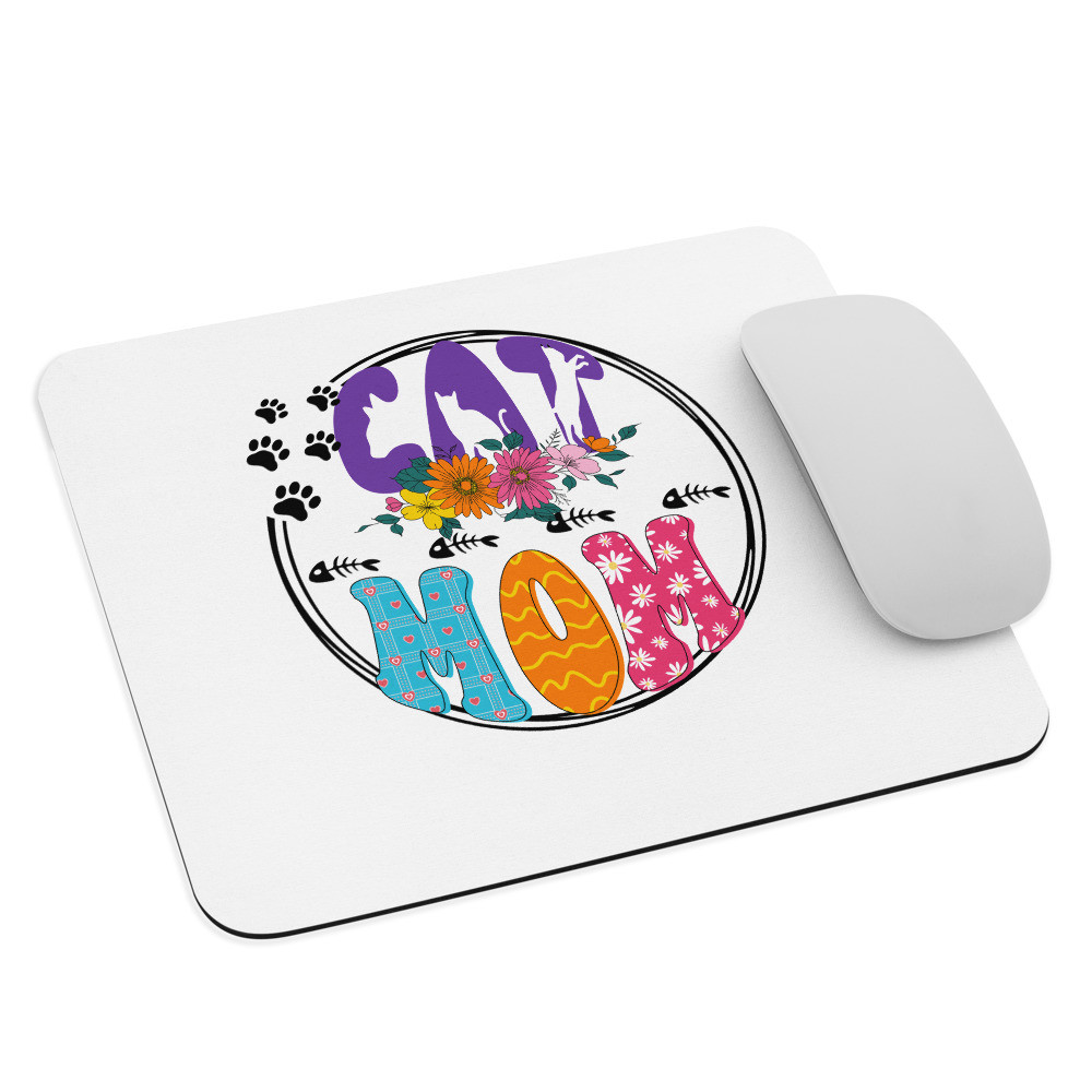 Mouse pad: Cat Mom